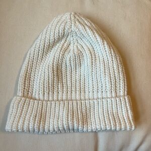 White beanie
